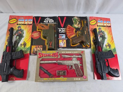 Lot 366 - Group of vintage toy guns comprising 2 x PMS...