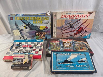 Lot 368 - Group of war-themed battle games by AIRFIX,...