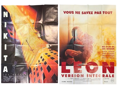 Lot 148 - A pair of French Grande film posters for Luc...