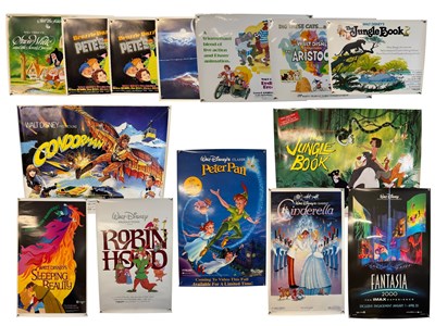 Lot 192 - A group of WALT DISNEY film posters comprising...