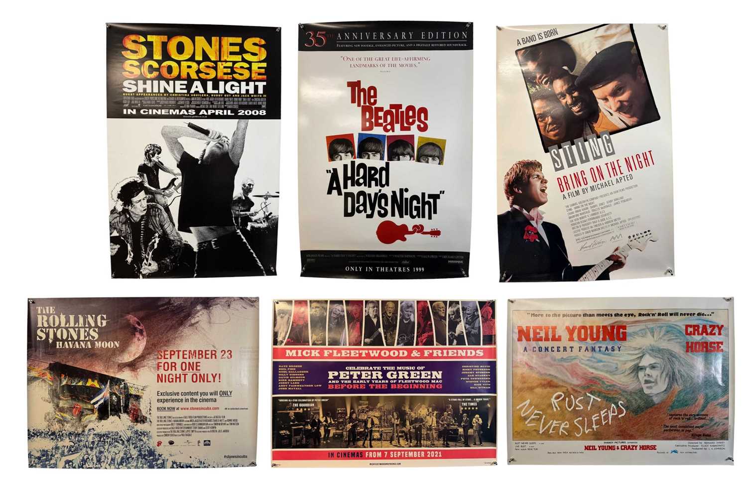 Lot 6 - A band of music / concert posters comprising...