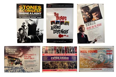 Lot 6 - A band of music / concert posters comprising...
