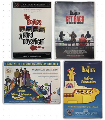 Lot 17 - THE BEATLES POSTER LOT comprising YELLOW...