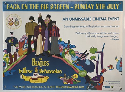 Lot 17 - THE BEATLES POSTER LOT comprising YELLOW...