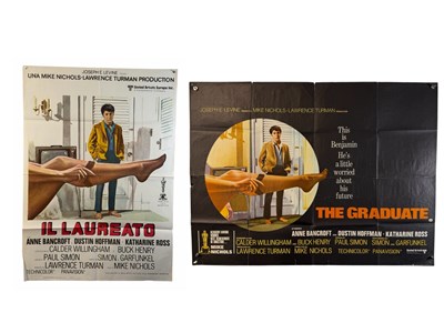 Lot 65 - THE GRADUATE (1968) UK Quad film poster...