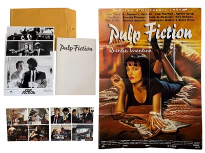 Lot 175 - PULP FICTION (1994) A mix of memorabilia for...