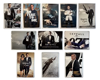 Lot 295 - A collection of James Bond film posters for...