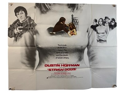 Lot 149 - STRAW DOGS (1971) UK Quad film poster,...