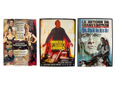 Lot 498 - A trio of French medium film posters...