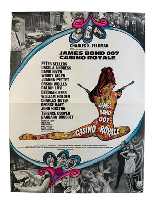 Lot 277 - CASINO ROYALE (1967) French Medium film poster,...