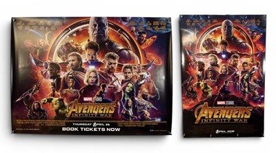 Lot 420 - AVENGERS INFINITY WAR (2018) A pair of film...