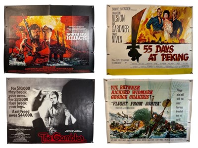 Lot 93 - A small group of vintage action film posters...