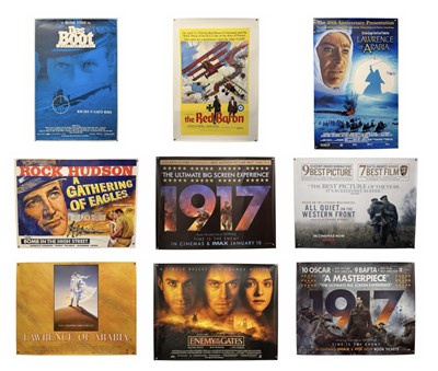 Lot 258 - A selection of war film posters comprising A...