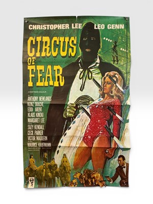 Lot 497 - CIRCUS OF FEAR (1966) UK one sheet film poster,...