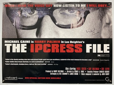 Lot 155 - A MICHAEL CAINE autographed copy of THE...