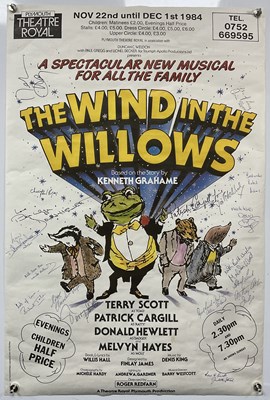 Lot 525 - WIND IN THE WILLOWS Theatre poster signed by...