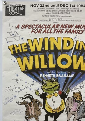 Lot 42 - WIND IN THE WILLOWS Theatre poster signed by...