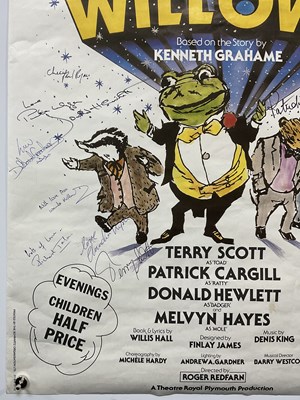 Lot 42 - WIND IN THE WILLOWS Theatre poster signed by...