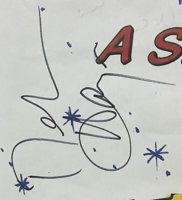Lot 42 - WIND IN THE WILLOWS Theatre poster signed by...