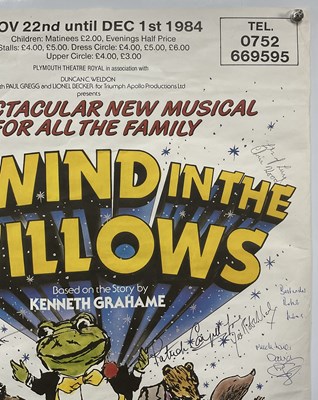 Lot 42 - WIND IN THE WILLOWS Theatre poster signed by...