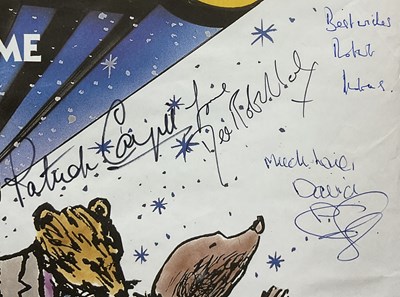 Lot 42 - WIND IN THE WILLOWS Theatre poster signed by...