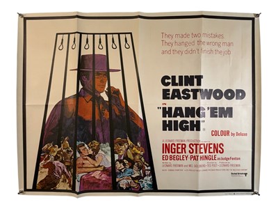 Lot 229 - HANG EM HIGH (1968) UK Quad film poster,...