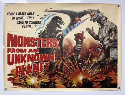 Lot 214 - MONSTERS FROM AN UNKNOWN PLANET (1975) UK Quad...