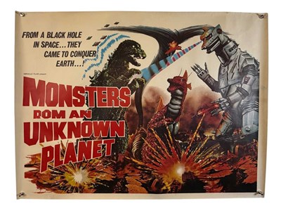 Lot 214 - MONSTERS FROM AN UNKNOWN PLANET (1975) UK Quad...