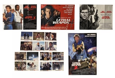 Lot 98 - A collection of Lethal Weapon film posters and...