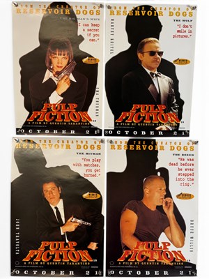 Lot 174 - PULP FICTION (1994) A set of four teaser movie...