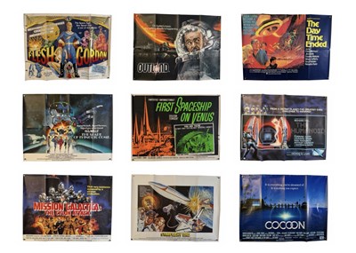 Lot 397 - A collection of UK Quad film posters for...