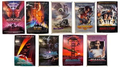 Lot 349 - A group of US one sheet film posters for...