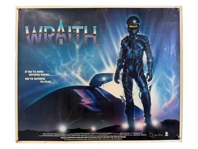 Lot 514 - THE WRAITH (1986) UK Quad film poster from the...