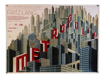 Lot 368 - METROPOLIS (1927) UK Quad from the 2010...