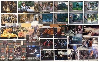 Lot 73 - A selection of lobby cards and front of house...