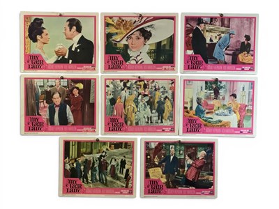 Lot 37 - MY FAIR LADY (1964) US lobby cards, a scarce...