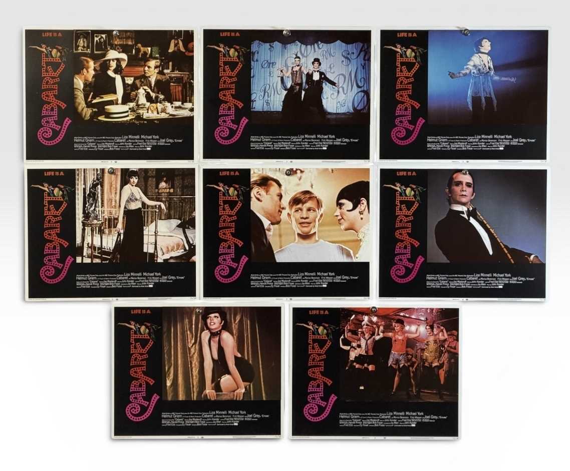 Lot 33 - CABARET (1972) US lobby card complete set of 8...