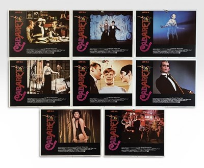 Lot 33 - CABARET (1972) US lobby card complete set of 8...