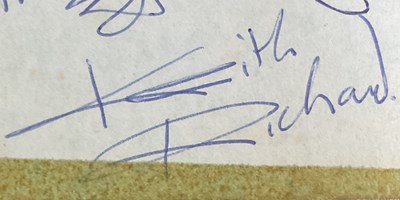 Lot 534 - THE ROLLING STONES Autograph - An autograph...