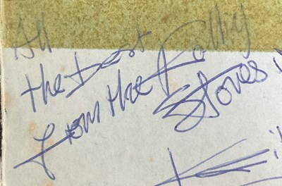 Lot 534 - THE ROLLING STONES Autograph - An autograph...