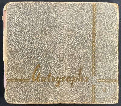 Lot 532 - An autograph album containing celebrity...