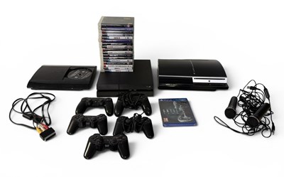 Lot 559 - PLAYSTATION LOT - A PlayStation 3 console,...