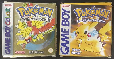 Lot 553 - A pair of GAMEBOY COLOUR boxed video games...