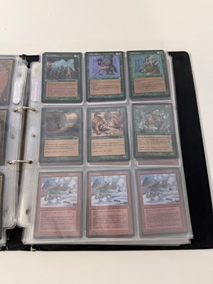 Lot 540 - A folder of MAGIC THE GATHERING CARDS - Mixed...