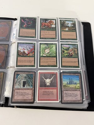 Lot 540 - A folder of MAGIC THE GATHERING CARDS - Mixed...