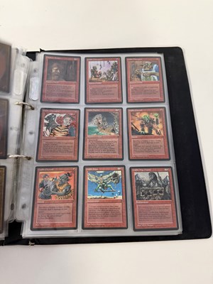 Lot 540 - A folder of MAGIC THE GATHERING CARDS - Mixed...