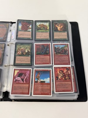 Lot 540 - A folder of MAGIC THE GATHERING CARDS - Mixed...