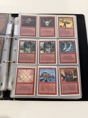 Lot 540 - A folder of MAGIC THE GATHERING CARDS - Mixed...