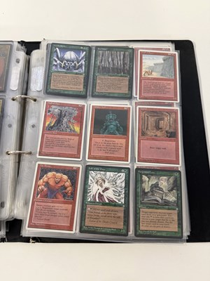 Lot 540 - A folder of MAGIC THE GATHERING CARDS - Mixed...