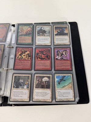 Lot 540 - A folder of MAGIC THE GATHERING CARDS - Mixed...